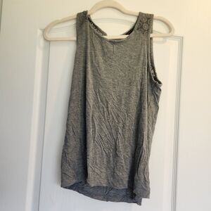 Banana Republic Gray Sleeveless Tank Top Blouse